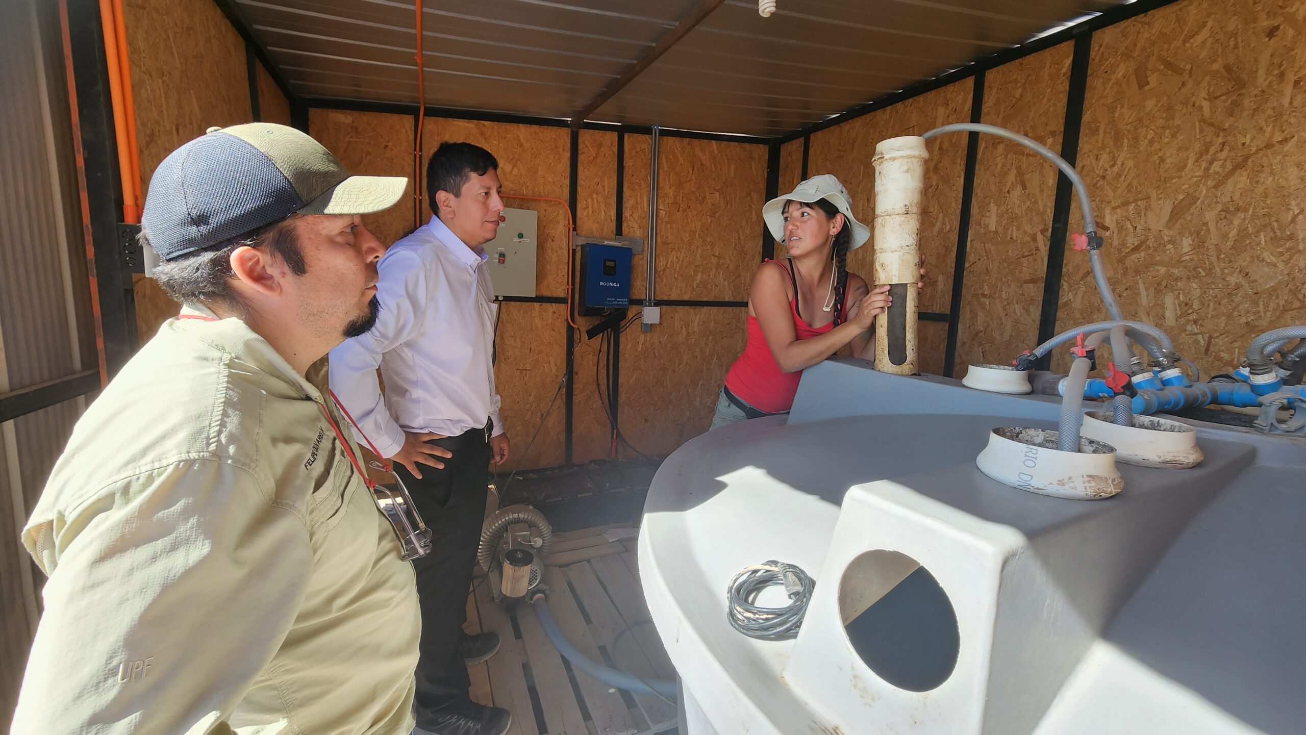 Camila Juantok practica la agricultura orgánica a través de la cooperativa Ecopicacoop