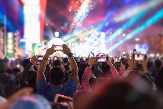 Bigstock music brand showing on stage o 318837535 696x464