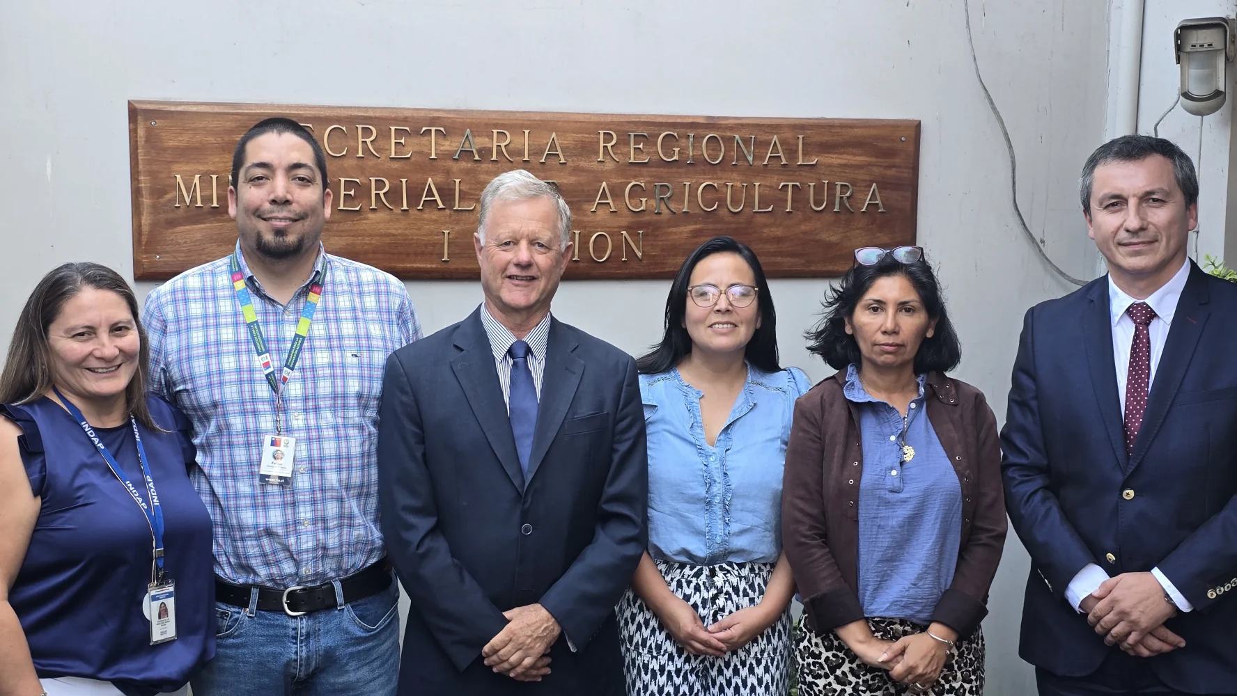 El seremi fernando chiffelle lideró su primer gabinete del agro junto a representantes de indap, fia, cnr, sag y conaf.