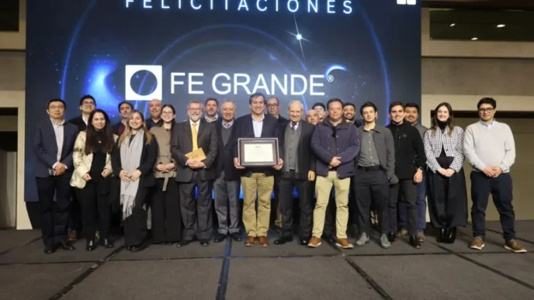 Fe Grande, filial de SalfaCorp recibe Premio CBC a la Excelencia en la Ejecución de Proyectos, por el exitoso desarrollo del Proyecto Pipeline para SQM - CEI Noticias