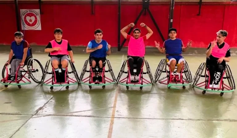 Equipo basquet adaptado